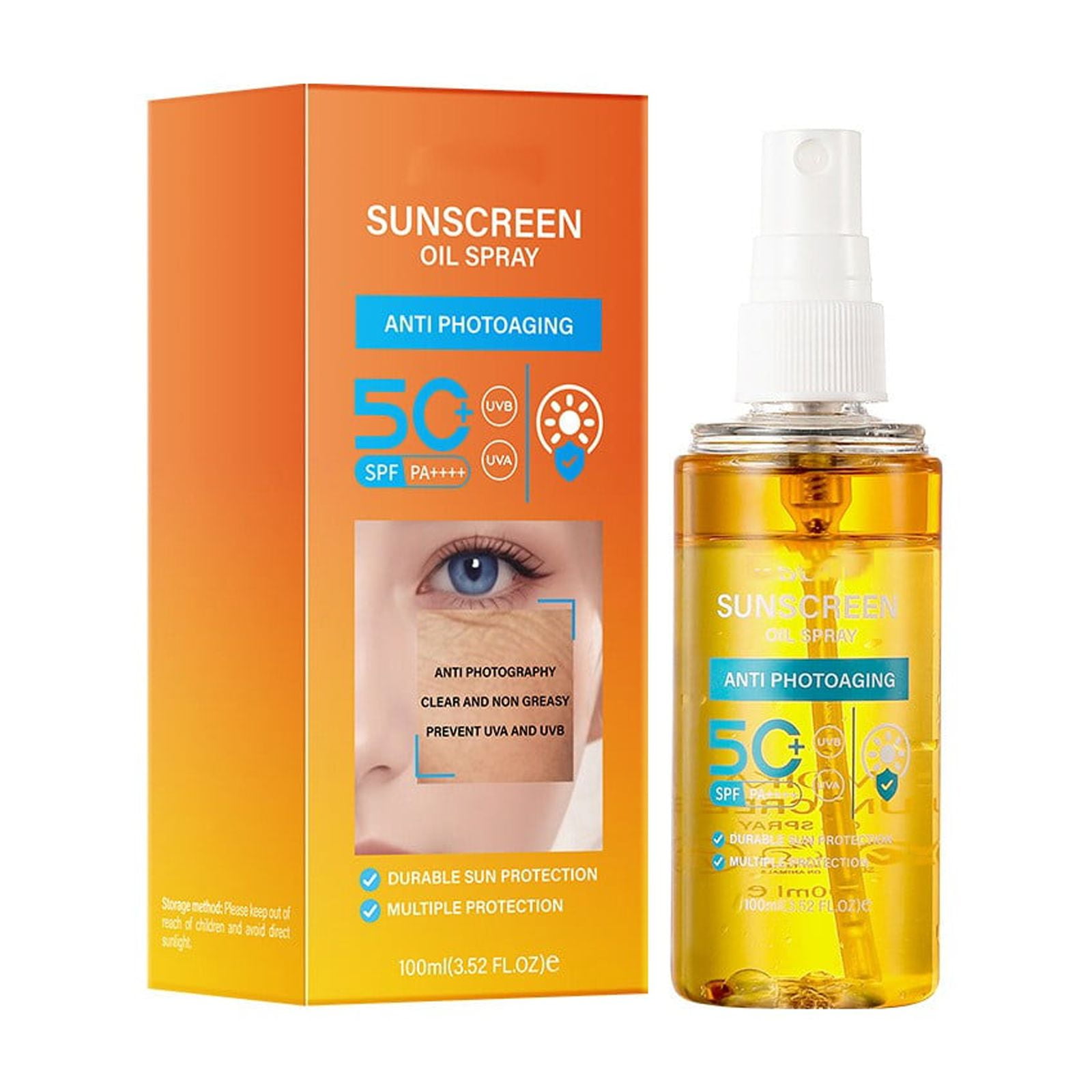 Sunscreen Oil Body Sunscreen Spray S P F 50 Hydration Glow Sunscreen