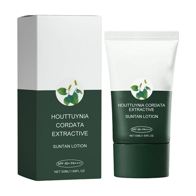 Sunscreen SPF 50 Natural Extract Suntan Lotion Refreshing Non