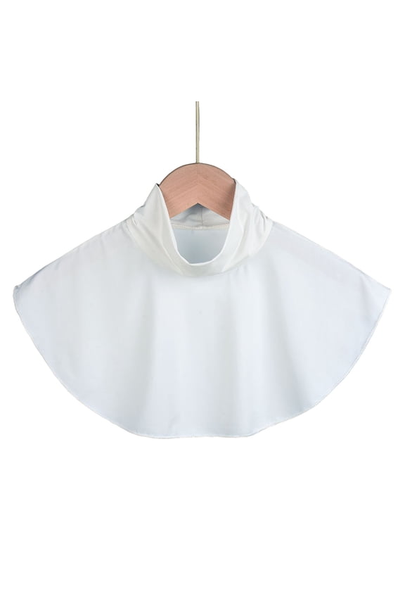 Sunscreen Shawl Neck Protection Soft Smooth Shiny Fabric Thin Shawl Multi-Directional UV Protection Fake Collar