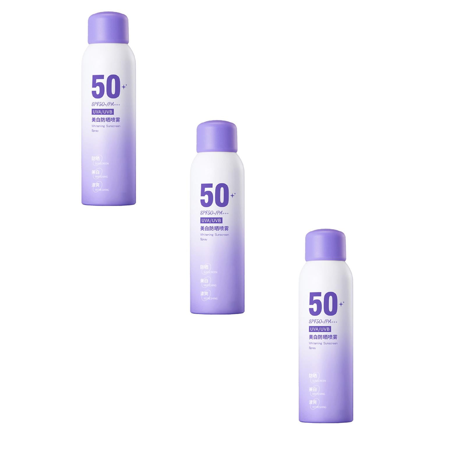 Sunscreen Spray & Lotion Moisturizing Refreshing Non Greasy Water Prot