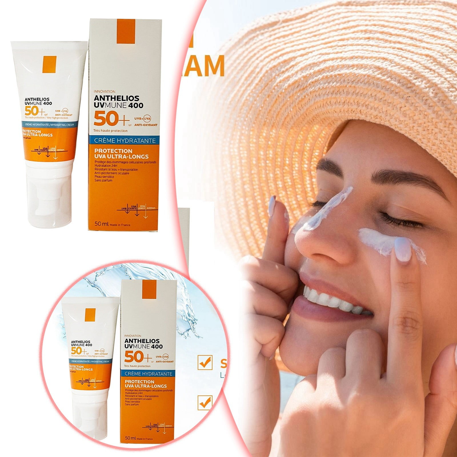 Sunscreen Ultra Sheer Centella Sunscreen Calming Daily Sunscreen 50+ PA++++ Centella Water Fit