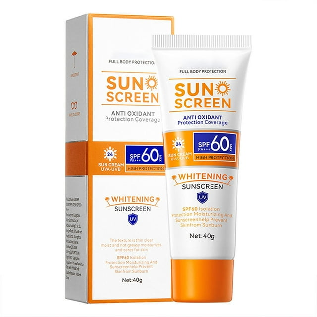 SunscreenSPF60+ Long Term Against Sunburn Aging Moisturizer Natural