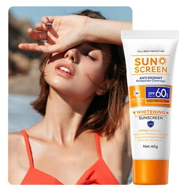 SunscreenSPF60+ Long Term Against Sunburn Aging Moisturizer Natural & Organic Hydrates And Skin Cancer Tinted Moisturizer for Face Body Scrub The Inky List Sunblock Applicator Toun28