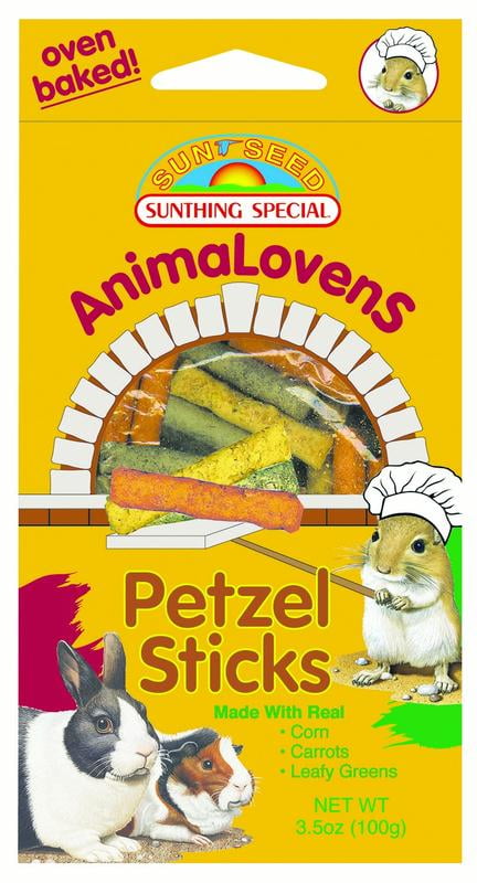 Sunseed Animalovens Pretzel Sticks 4 Oz