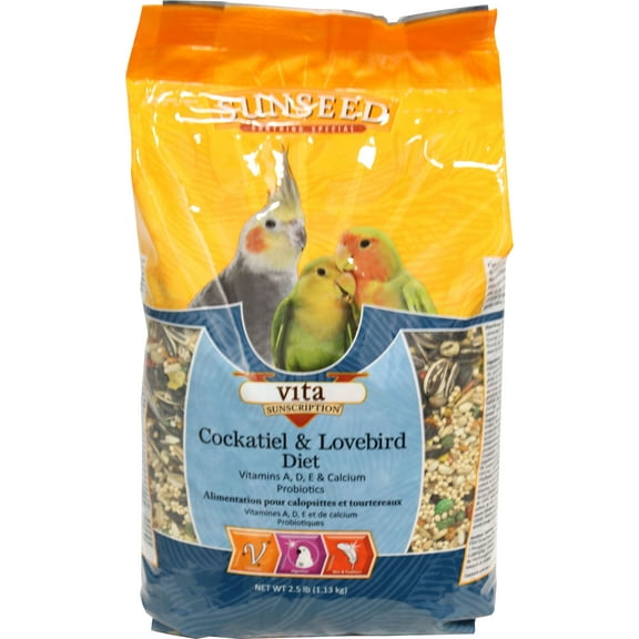 Sunseed Company-Vita Cockatiel And Lovebird Formula 2.5 Pound