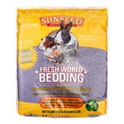 Sunseed Fresh World Small Animal Bedding, Pink, 20 Lb