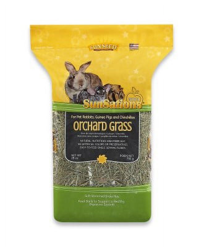 Sunseed SunSations Orchard Grass Dry Small Animal Food, 28 Oz