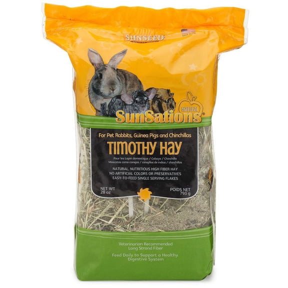 SunSeed SunSations Timothy Hay for Small Animals 28 oz