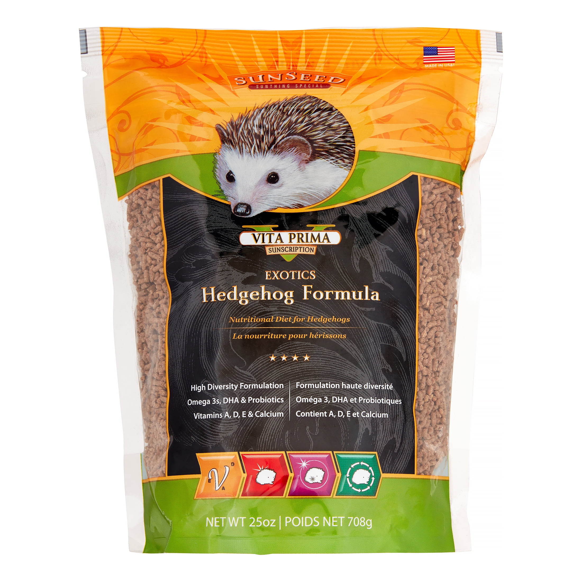 Sunseed Vita Prima Sunscription Exotics Dry Hedgehog Food, 25 Oz