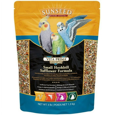 Sunseed® Vita Prima? Sunscription Small Hookbill Safflower Formula Birds Food 25 Lbs