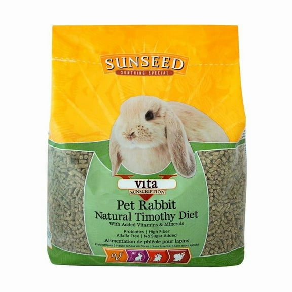 Sunseed Vita? Sunscription Natural Timothy Pet Rabbit Diet 5 Lbs