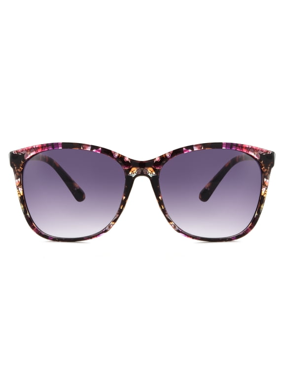 Sunsentials By Foster Grant Women's Cat Eye Sunglasses, Multi-Color