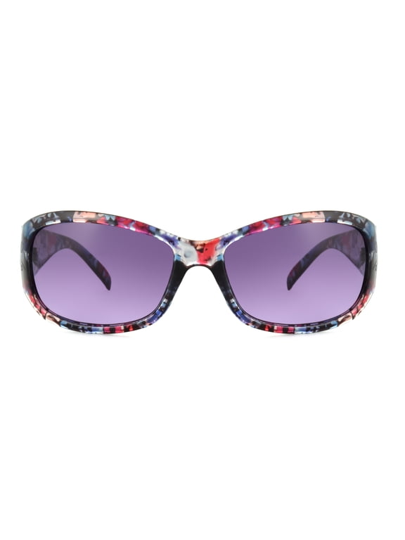 Sunsentials By Foster Grant Women's Rectangle Sunglasses, Multi-Color