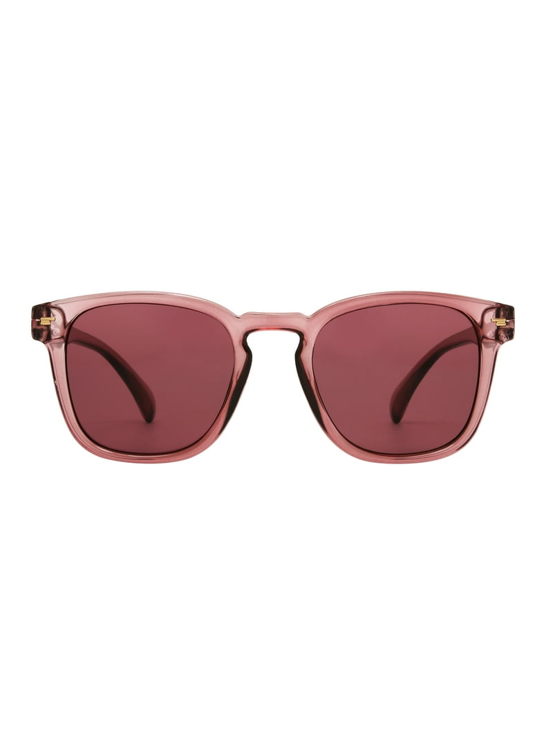Sunsentials Pink Square Unisex Sunglasses by Foster Grant - 100