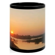 Sunset 11oz  Black Mug