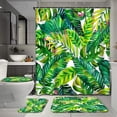 thumbnail image 1 of Sunset 4 Pcs Shower Curtain Sets with Rugs, Beach Bathroom Sets with Shower Curtain and Rugs, Summer Bathroom Decor, 1 of 6