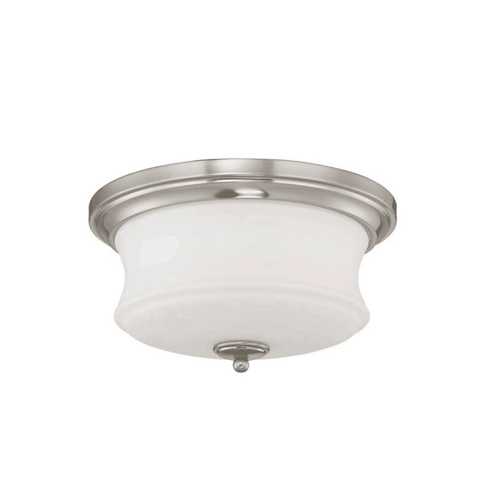 Sunset Amala 2 Light Silver Flushmount Ceiling Light F20002-80