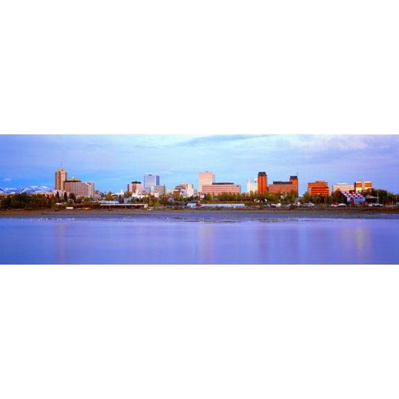 Sunset, Anchorage, Alaska Poster Print (36 x 12)