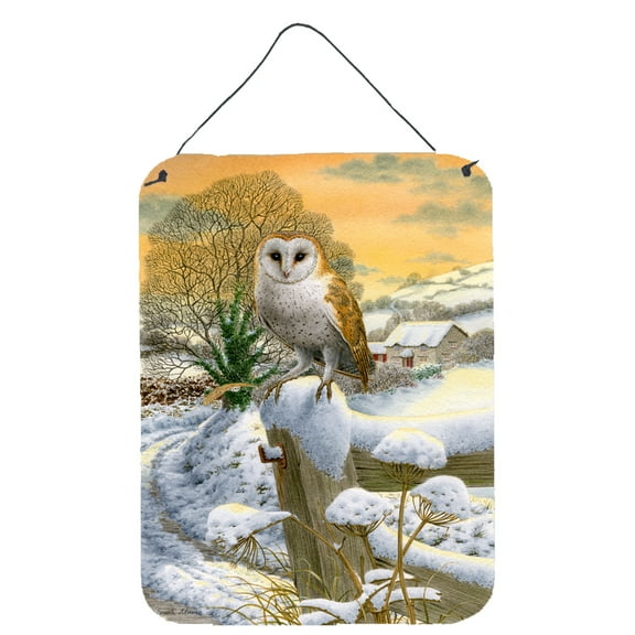 Sunset Barn Owl Wall or Door Hanging Prints