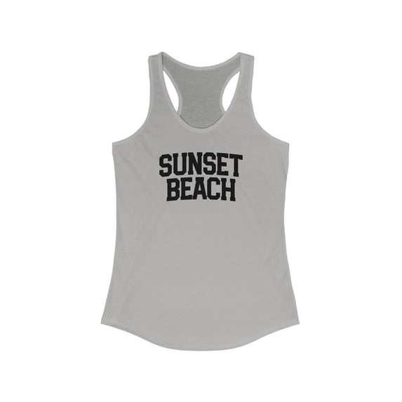 Sunset Beach Hawaii Moving Away Tank Top Gifts Shirt Womens Sleeveless