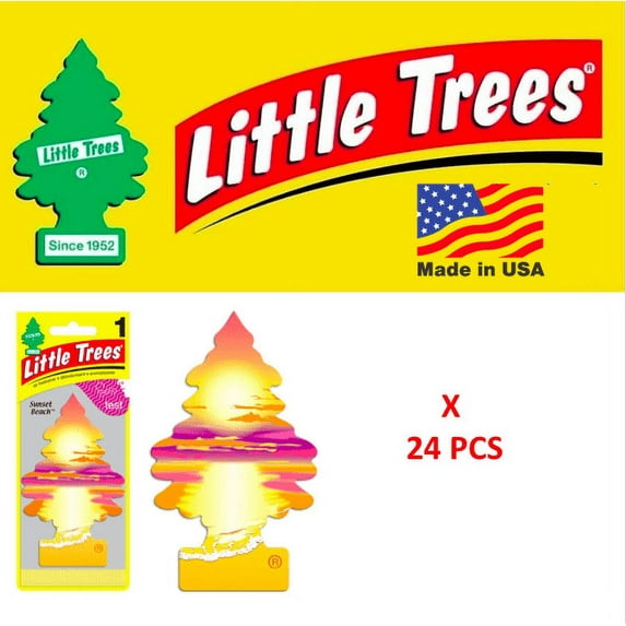 Sunset Beach Little Trees U1P-17177 MADE IN USA Pack of 24
