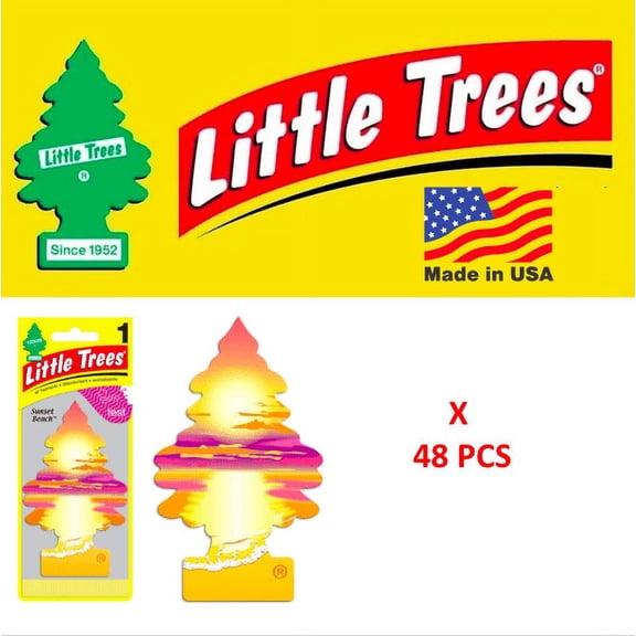 Sunset Beach Little Trees U1P-17177 MADE IN USA Pack of 48