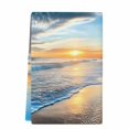 thumbnail image 1 of Sunset Beach Microfiber Kitchen Towel, Spray Ocean Waves Sky Nature Scenery Soft Absorbent Dish Towels, Quick Drying Washable Dishcloths for Kitchen Cleaning, Drying Dishes, 18x28 Inches, 1 of 9