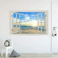 thumbnail image 1 of Sunset Beach Peel and Stick Wall Decal Measures 16"H X 24"W NWT20, 1 of 2