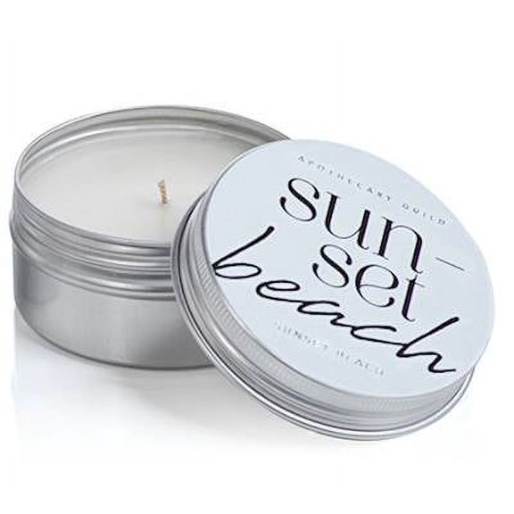 Sunset Beach Zodax Apothecary Guild Scented Tin Candle