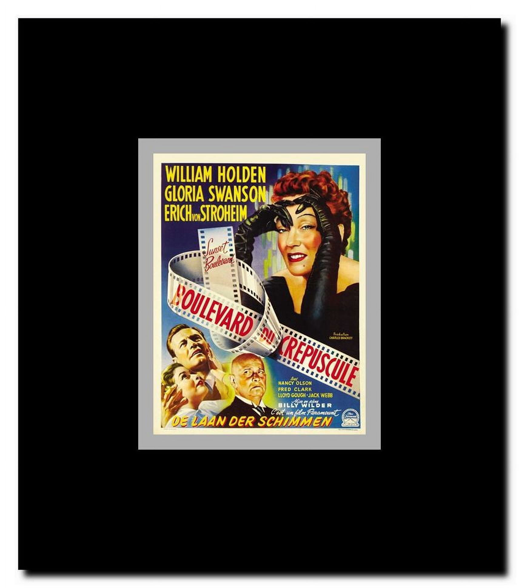 Sunset Boulevard Framed Movie Poster