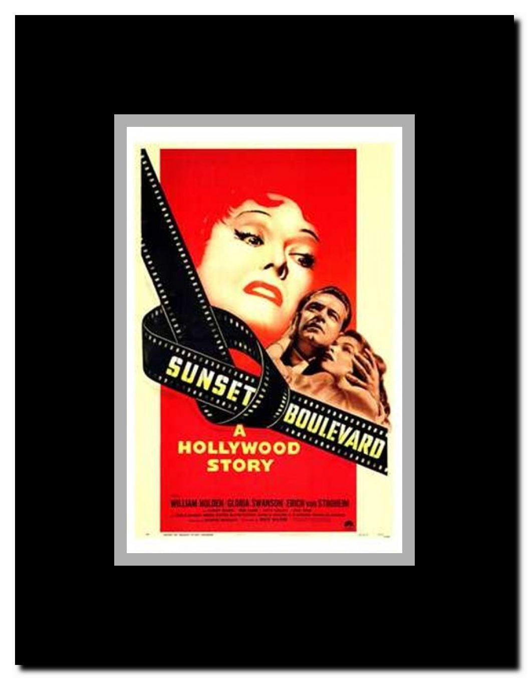 Sunset Boulevard Framed Movie Poster
