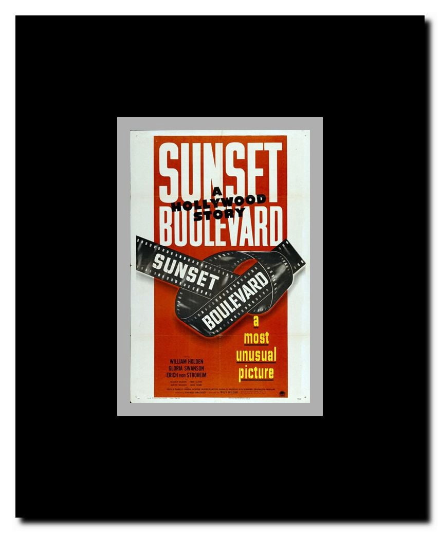 Sunset Boulevard Framed Movie Poster