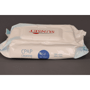 Sunset CPAP Mask Cleaning Wipes - Flow Pack 62 Count