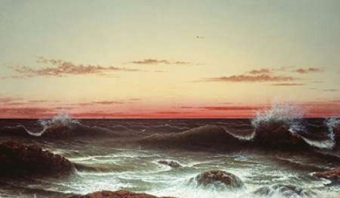 Sunset Canvas Art - Martin Johnson Heade (24 x 36)