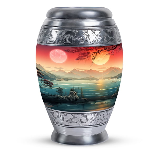 Sunset Canyon Small Urns For Human Ashes Adult - Urn For Human Ashes Adult - Mini Urns For Human Ashes - Urns For Human Ashes Adult Male Dad - Funeral Urns For Adult Ashes Women (Size - 3inch, 1pcs)