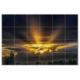 thumbnail image 1 of Sunset Ceramic Tile Mural Kitchen Backsplash Bathroom Shower, 401542-S64, 1 of 3