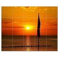 thumbnail image 1 of Sunset Ceramic Tile Mural Kitchen Backsplash Bathroom Shower, 401571-S54, 1 of 3