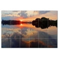 thumbnail image 1 of Sunset Ceramic Tile Mural Kitchen Backsplash Bathroom Shower, 401577-XL64, 1 of 3
