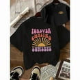 thumbnail image 1 of Sunset Chaser Graphic Tee T-Shirt Summer Cotton Top Casual Short Sleeve Round Neck Seasonal Apparel Black S-5XL, 1 of 5