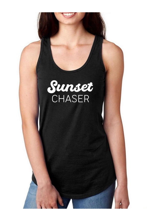 Sunset Chaser Racerback Tank Women -Smartprints Designs, Female Large