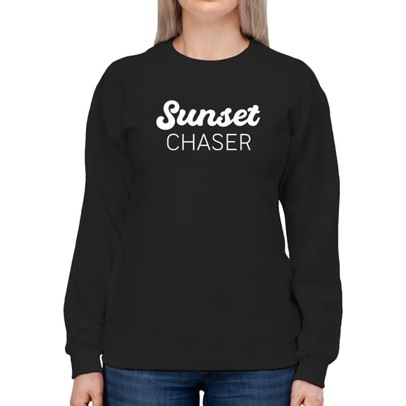 Sunset Chaser Sweatshirt Women -Smartprints Designs, Female 3X-Large