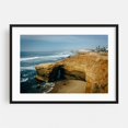 thumbnail image 1 of Sunset Cliffs, San Diego - San Diego California Photography Coast Seascape Ocean Landscape Beach Nature Waves Black Framed Wall Art Print 5 x 7 inches, 1 of 4