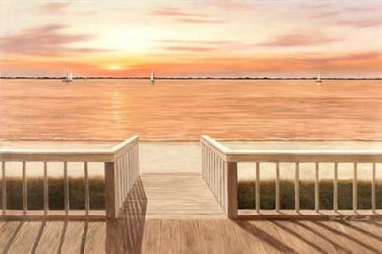 Sunset Deck Canvas Art - Diane Romanello (20 x 28)