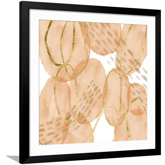 Art.com Sunset Drift II Art Print by Melissa Wang, Black Frame Wall Art, 38" x 38"