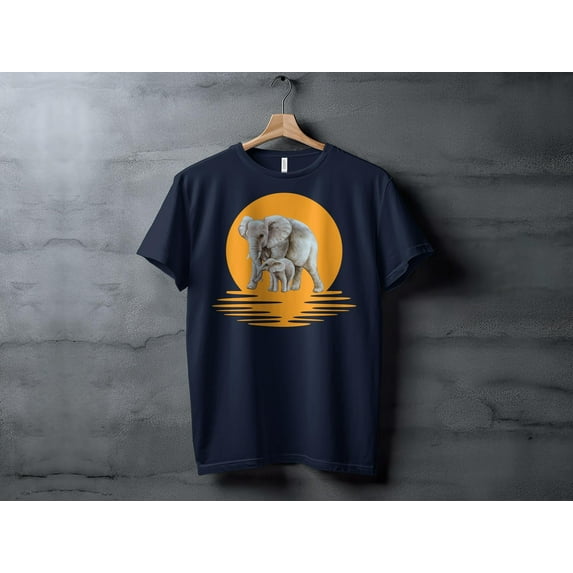Sunset Elephant Lover T-Shirt, Animal Lover Shirt, Animal T-Shirt, Vegan Gift, Vegan Shirt, Animal Shirt, Cute T-Shirts, Cute Elephant Tee