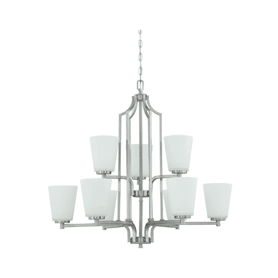 Sunset F18099-80 9Lt 2-Tier 60W Mb Brighton Chandelier