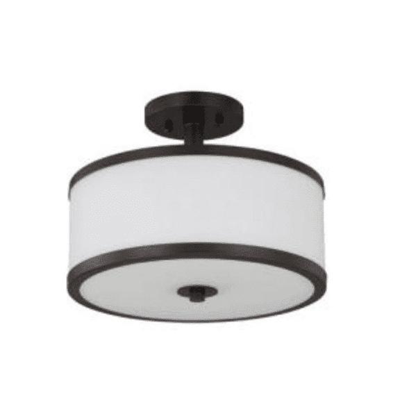 Sunset F21008-64 3 Lt 100W Mb Payton Semi-Flush