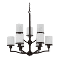 thumbnail image 1 of Sunset F21009-64 9 Lt 60W Mb Payton Two-Tier Chandelier Provincial Bronze, 1 of 2