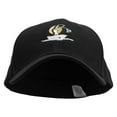 thumbnail image 1 of Sunset Fishing Big Size Stretchable Deluxe Fitted Cap - Black 2XL-3XL, 1 of 5