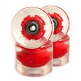 thumbnail image 1 of Sunset Flare LED Wheels OffSet 59mm 78a with Abec 9 Bearings Red, 1 of 1